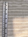 White Pin Striped Neutral Organic Cotton Fabric By The Meter.