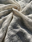 Handwoven Natural Fabrics, Hand Loomed Unique Textured Fabric.