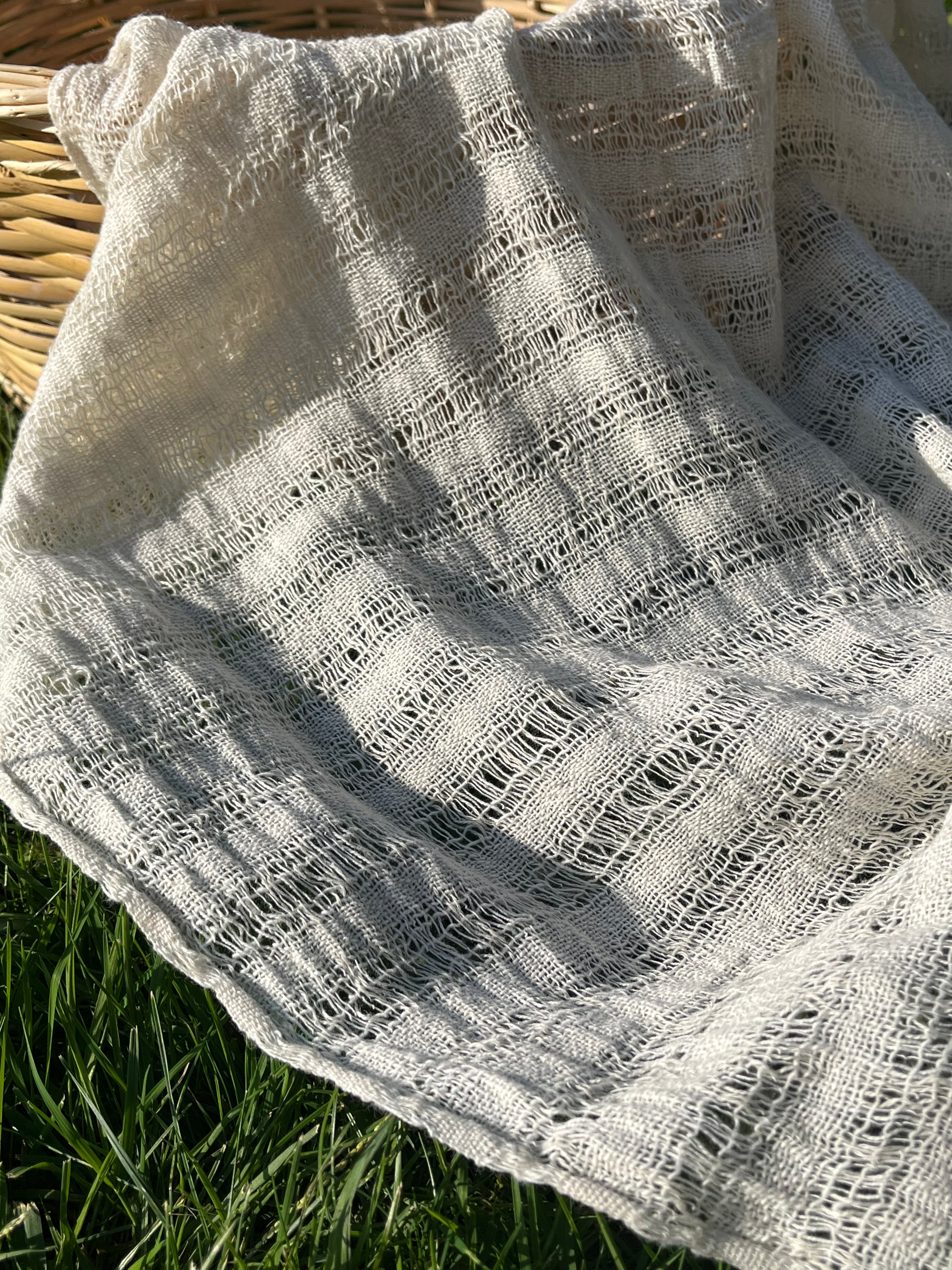 Handwoven Natural Fabrics, Hand Loomed Unique Textured Fabric.