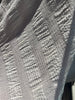 Ecru Cotton Gauze Fabric By The Meter, Neutral Undyed Pin Stripes.