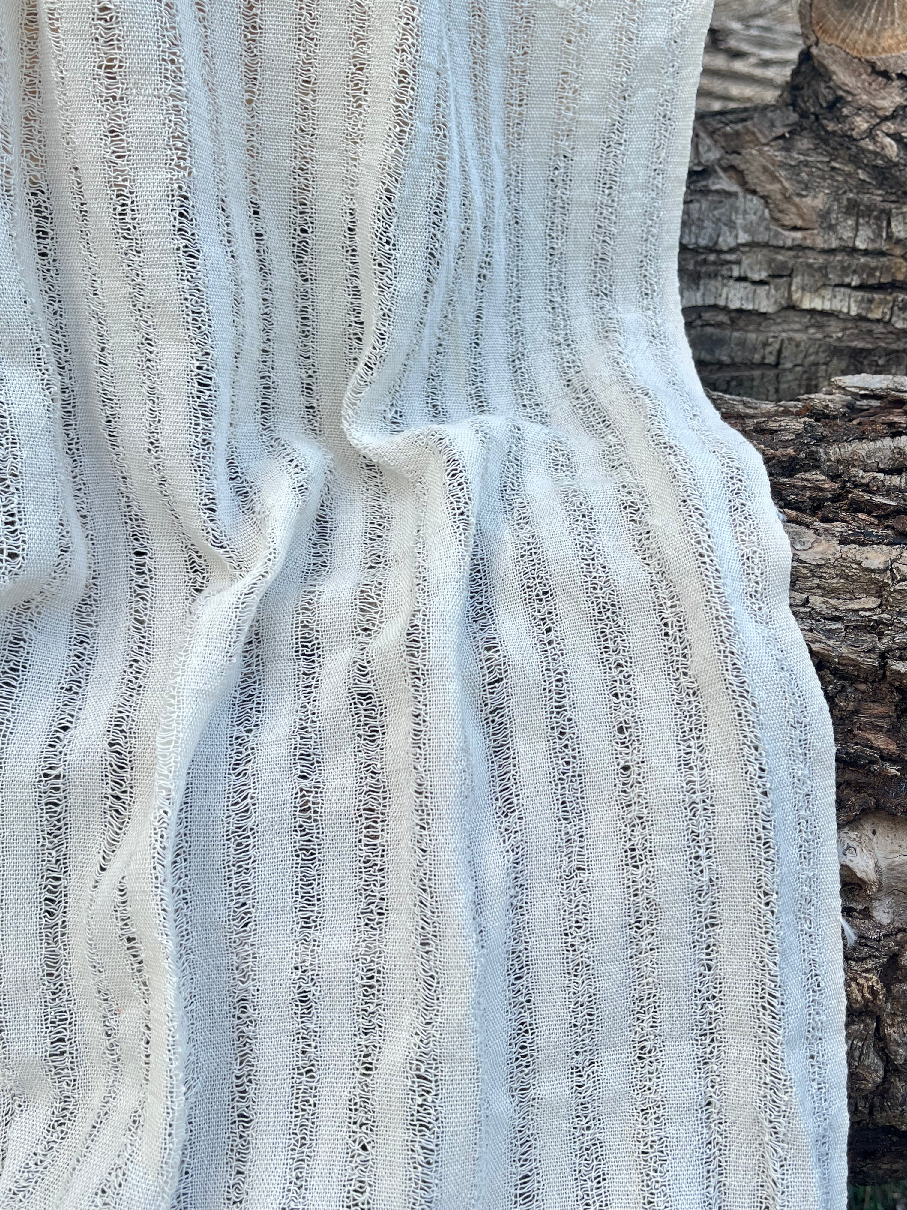 Handwoven Natural Fabrics, Hand Loomed Unique Textured Fabric, Special Production, Custom Craftsmanship, Woven To Order, Organic Cotton Traditional Weaves.