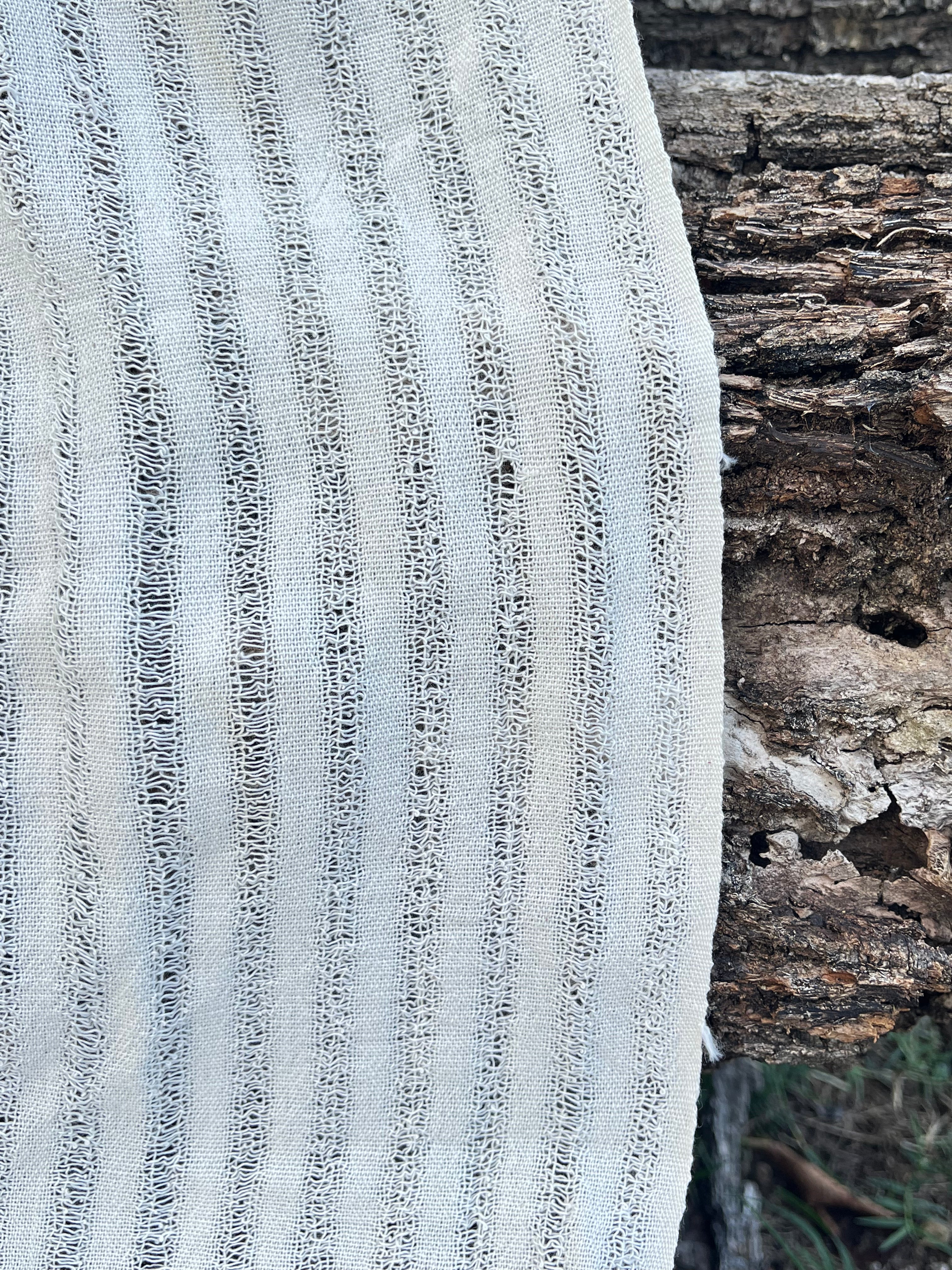 Handwoven Natural Fabrics, Hand Loomed Unique Textured Fabric, Special Production, Custom Craftsmanship, Woven To Order, Organic Cotton Traditional Weaves.