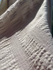 Ecru Cotton Gauze Fabric By The Meter, Neutral Undyed Pin Stripes.