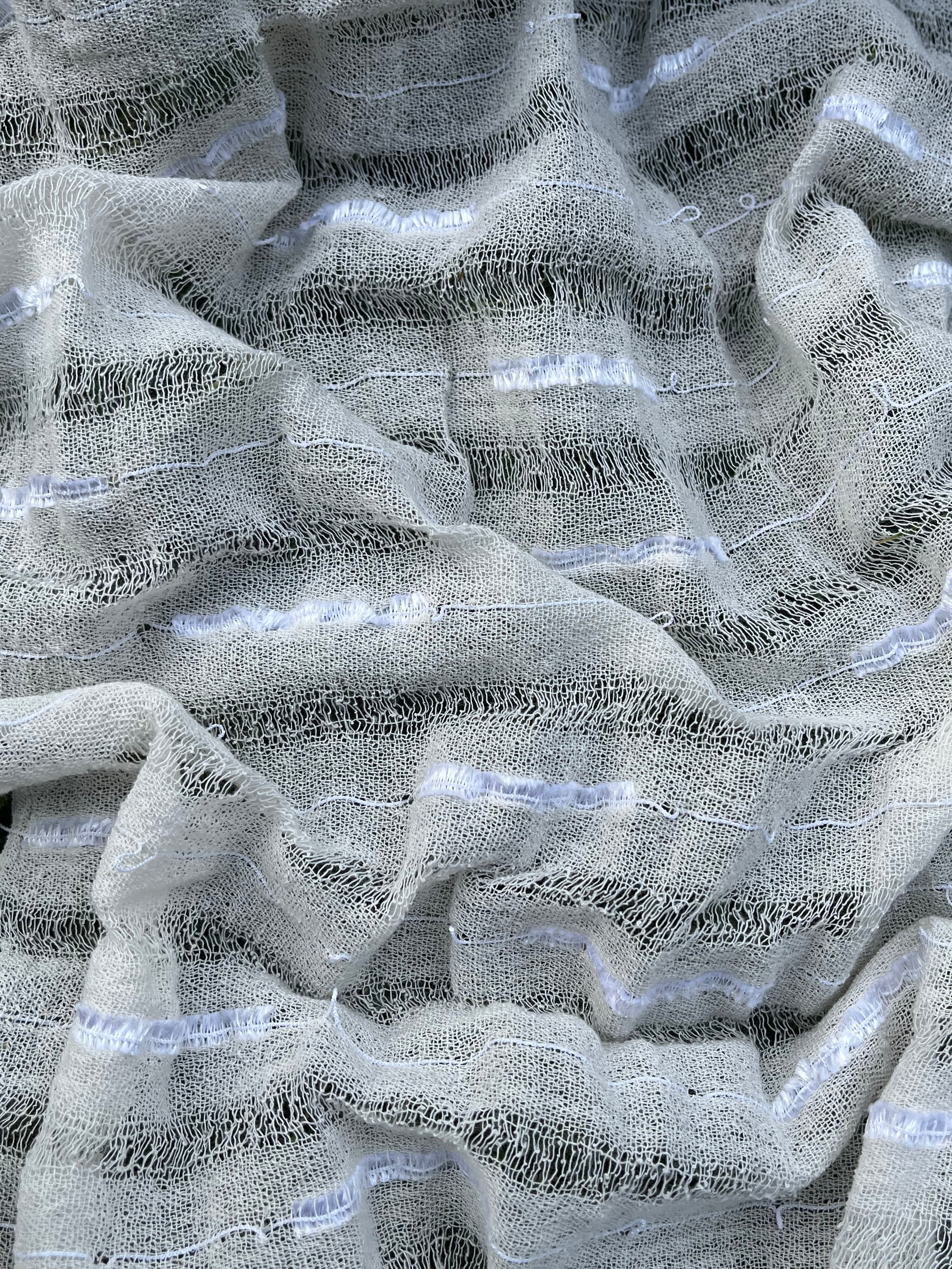 Handwoven Natural Fabrics, Hand Loomed Unique Textured Fabric.