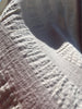 Ecru Cotton Gauze Fabric By The Meter, Neutral Undyed Pin Stripes.