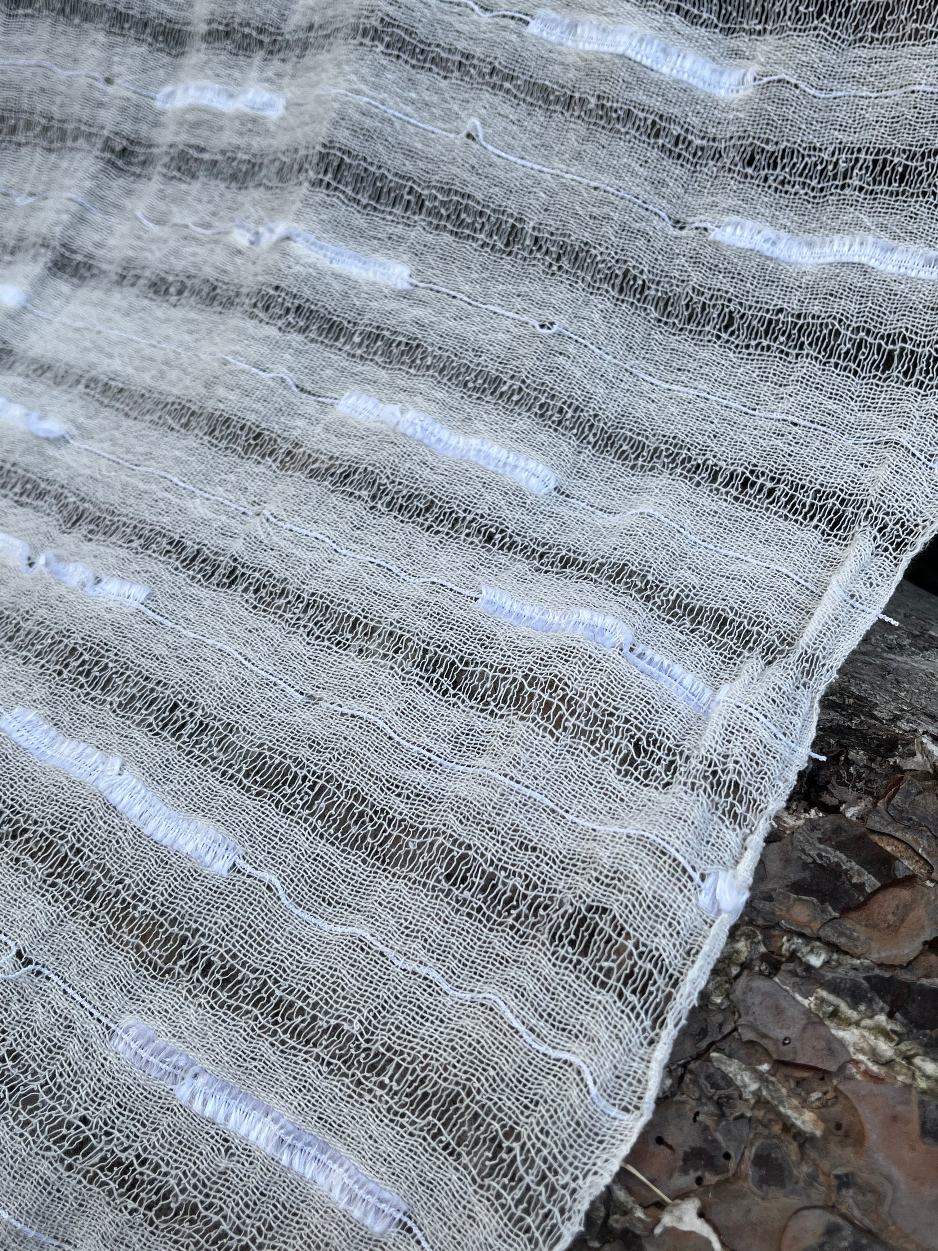 Handwoven Natural Fabrics, Hand Loomed Unique Textured Fabric.
