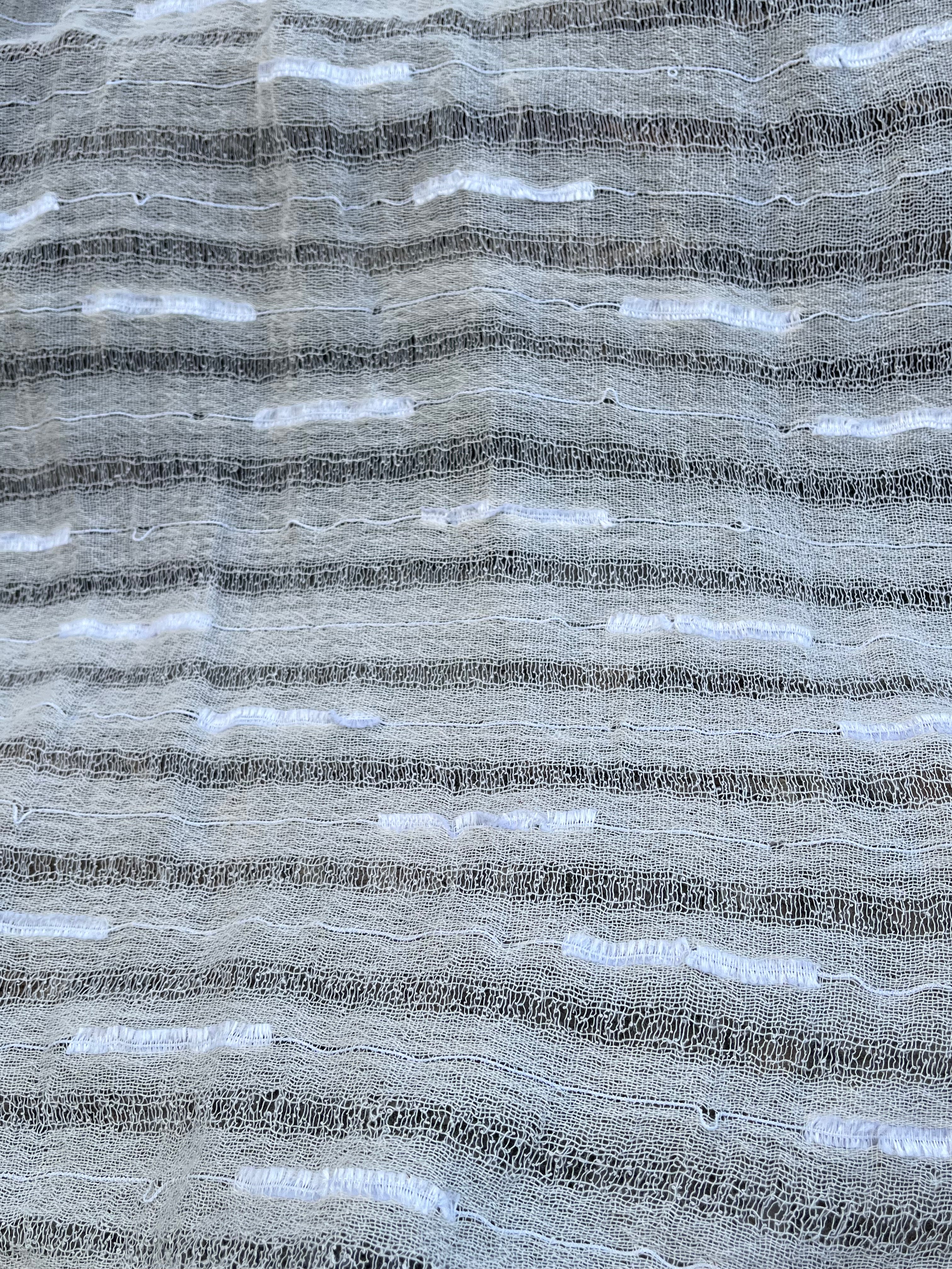 Handwoven Natural Fabrics, Hand Loomed Unique Textured Fabric.