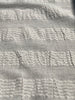 Ecru Cotton Gauze Fabric By The Meter, Neutral Undyed Pin Stripes.
