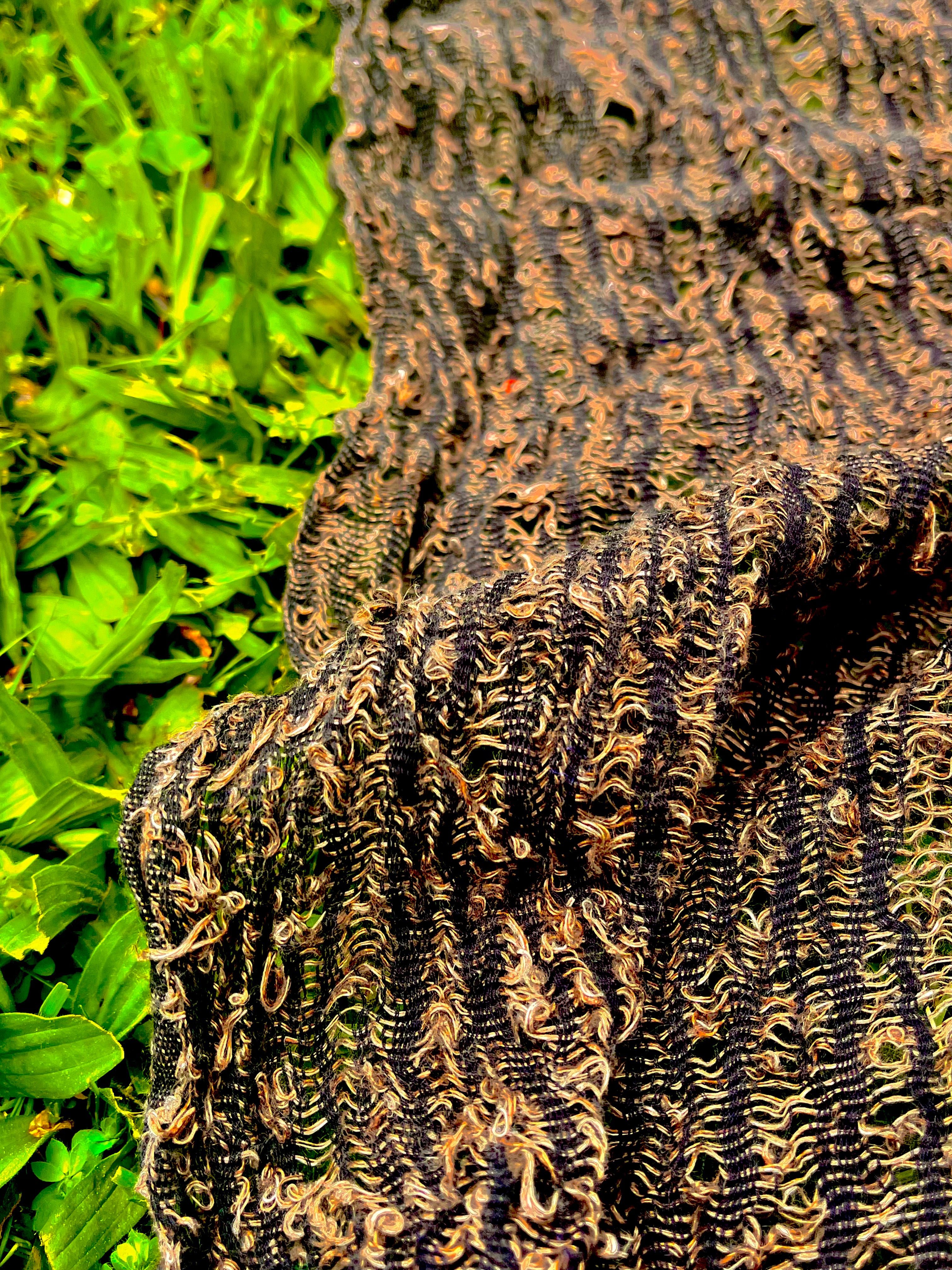Brown Linen Textured Linen Fabric By The Yard Natural Fabrics.