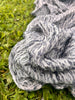 Bluish Gray Linen Fabric By The Yard Textured Handloom Semi-Sheer Natural Fabrics.