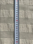 Ecru Cotton Gauze Fabric By The Meter, Neutral Undyed Pin Stripes.