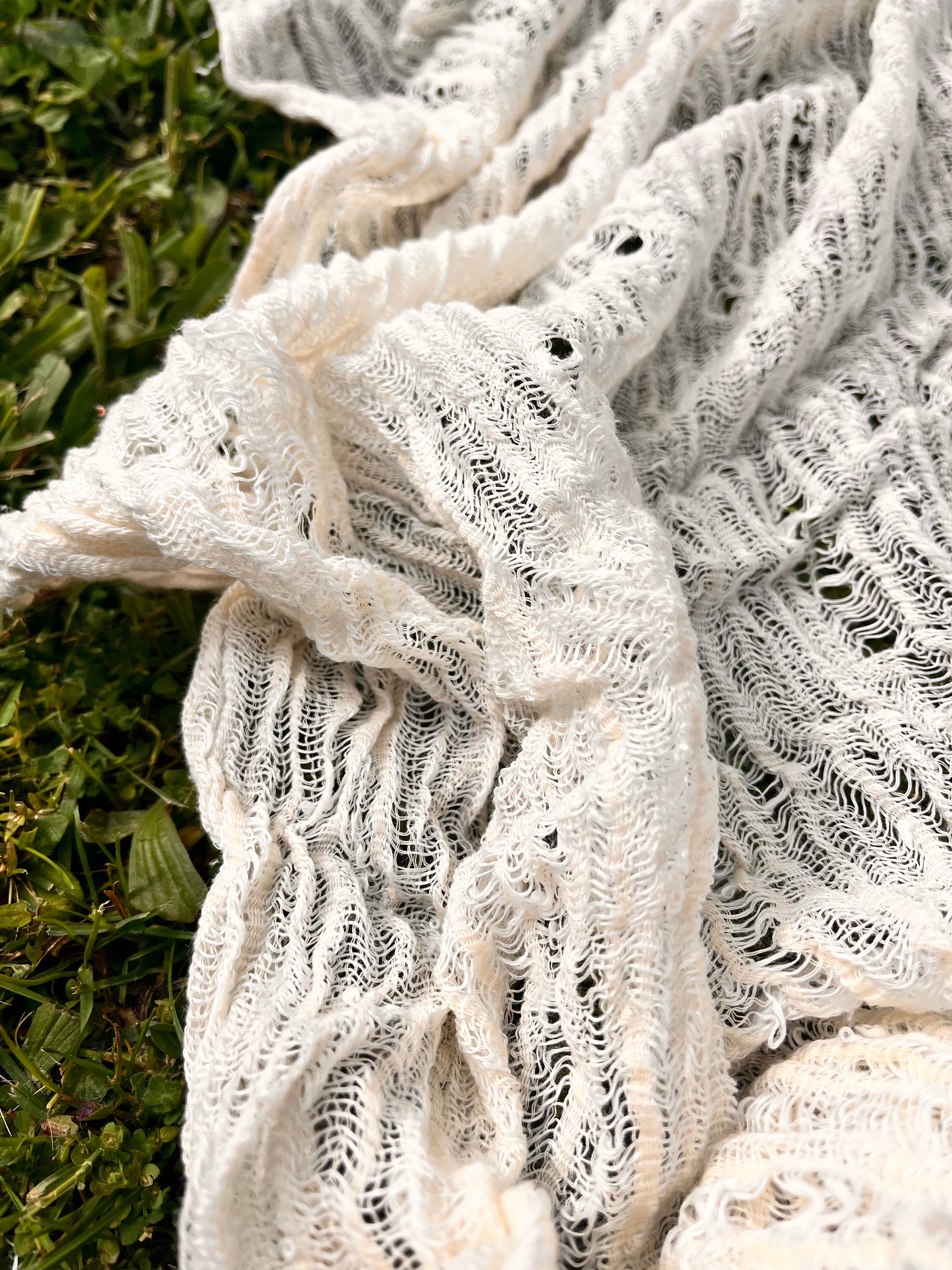 Ivory White Textured Linen Fabric By The Yard Natural Fabrics.