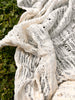 Ivory White Textured Linen Fabric By The Yard Natural Fabrics.