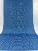 Blue Silk Fabric, Moire Silk Fabric, Silk By The Yard. Watermark Pattern.