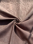 Light Brown Silk Moire Home Textile Interior Fabrics, Watermark Patterns.