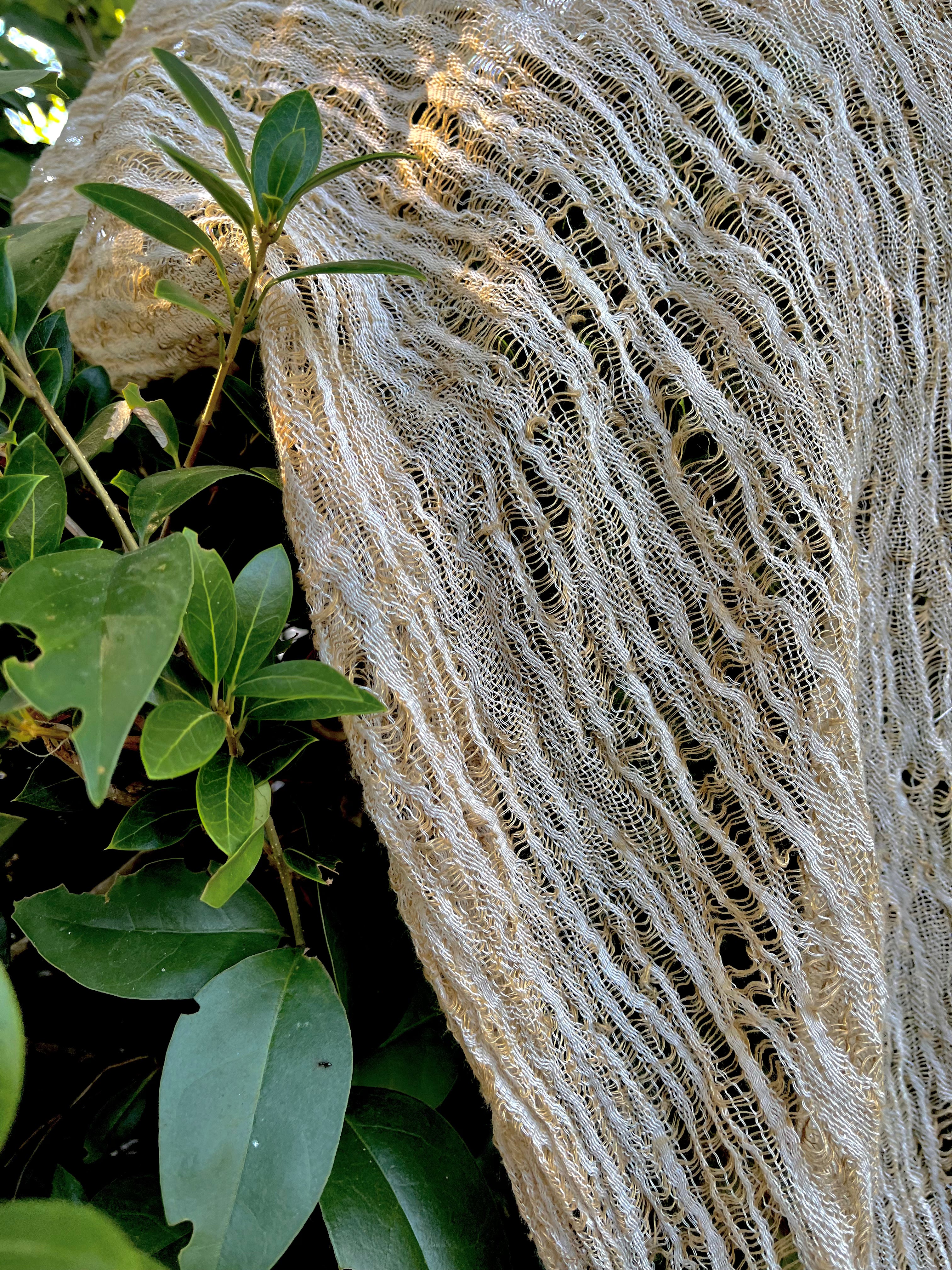 Camel Textured Linen Fabric By The Yard Natural Fabrics.