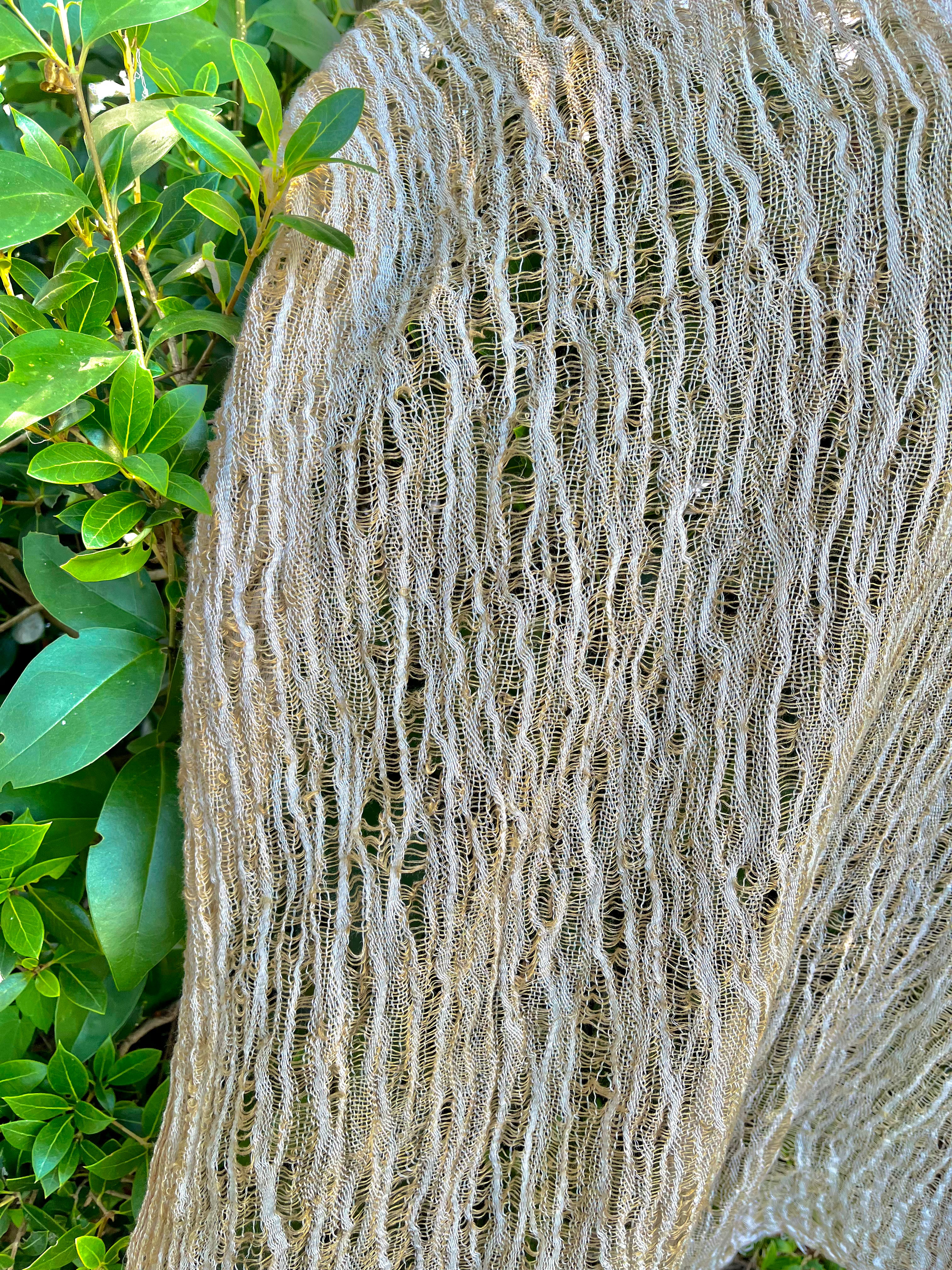 Camel Textured Linen Fabric By The Yard Natural Fabrics.