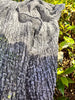Black White Unique Natural Sheer, Textured Cotton Linen Mix Special Fabrics.