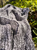Black White Unique Natural Sheer, Textured Cotton Linen Mix Special Fabrics.