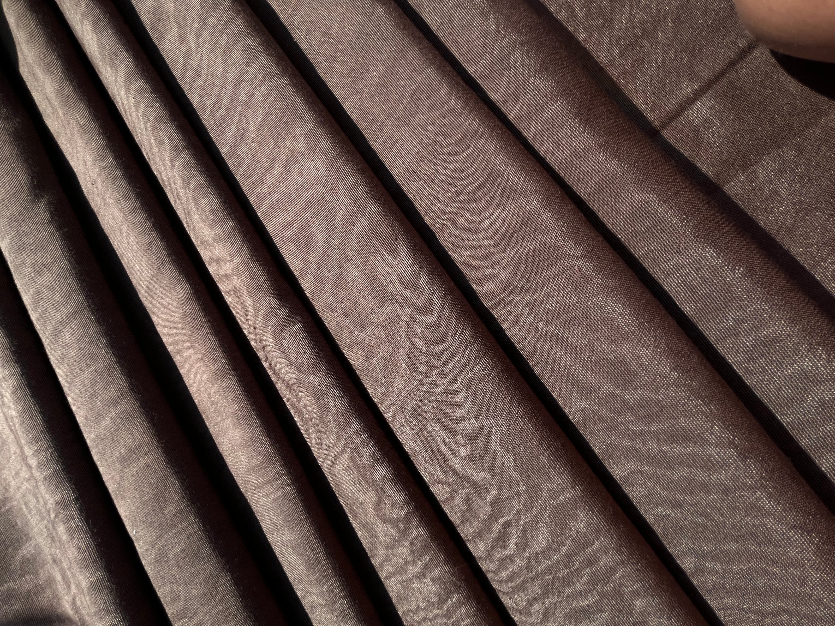 Light Brown Silk Moire Home Textile Interior Fabrics, Watermark Patterns.