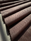 Light Brown Silk Moire Home Textile Interior Fabrics, Watermark Patterns.