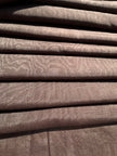 Light Brown Silk Moire Home Textile Interior Fabrics, Watermark Patterns.