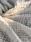 Ecru Cotton Linen Fabric By The Meter, Neutral Undyed Pin Stripes.