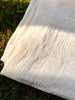 Check Weave Sheer Neutral Cotton Fabric