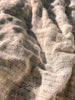 Hollow Gauze Organic Cotton Fabric,Beige White Herringbone Pattern Sheer