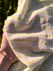 Green Striped Neutral Organic Cotton Fabric By The Meter.