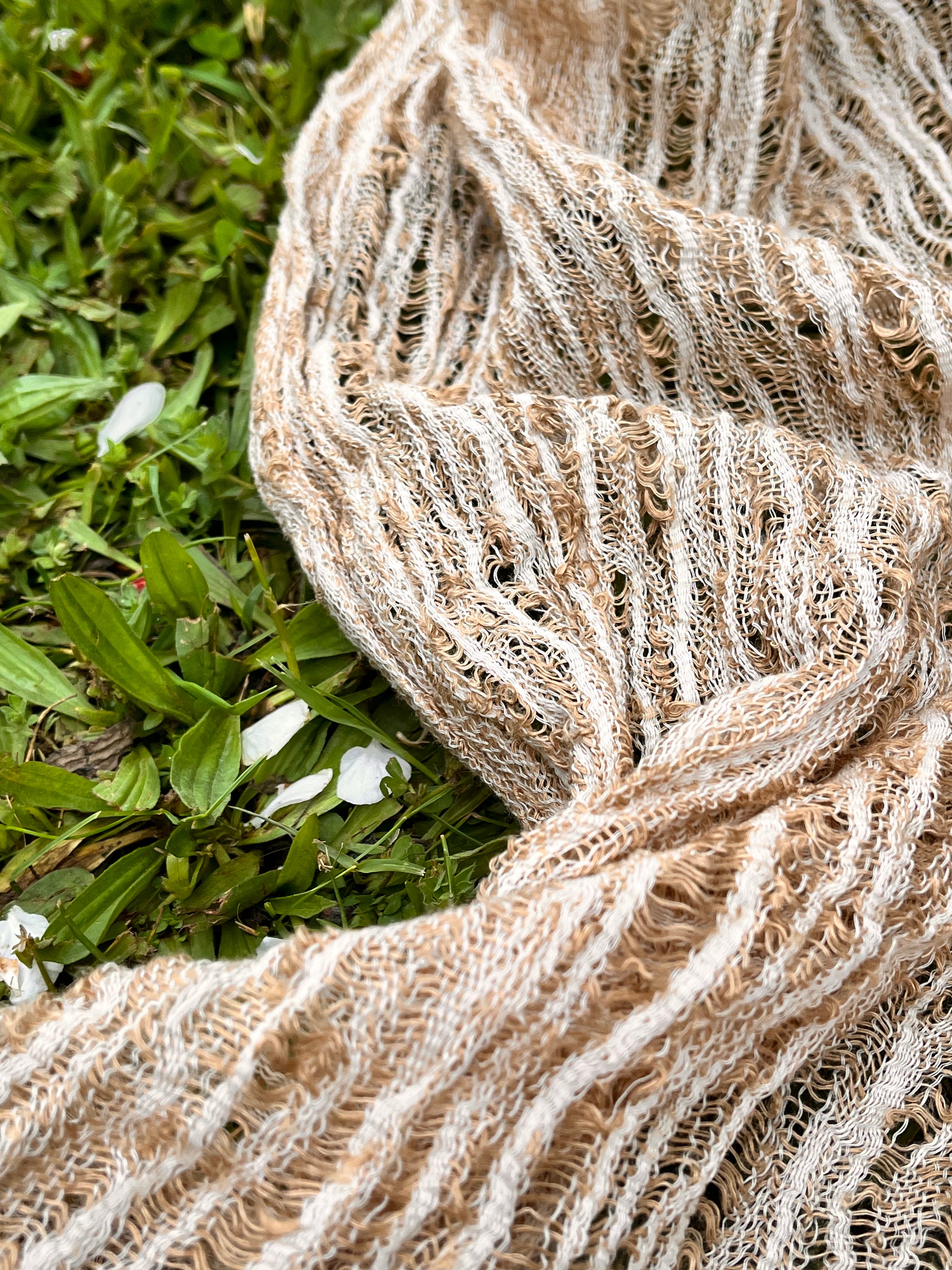 Camel Textured Linen Fabric By The Yard Natural Fabrics.