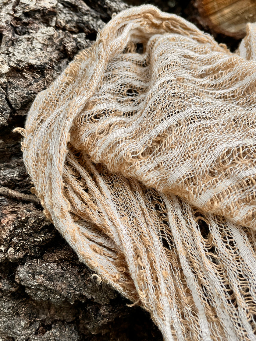 Metre Keten Kumaş, Organik Pamuklu Kumaş, Dokulu El Dokuma Yarı Şeffaf Doğal Kumaşlar.