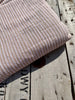 Beige Striped- Black Striped- Brown Striped Neutral Organic Cotton Fabric.