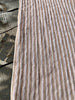 Beige Striped- Black Striped- Brown Striped Neutral Organic Cotton Fabric.