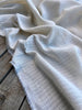 Check Weave Sheer Neutral Organic Cotton Fabric By The Meter.