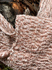 Brown Linen Fabric By The Yard Textured Handloom Semi-Sheer Natural Fabrics.