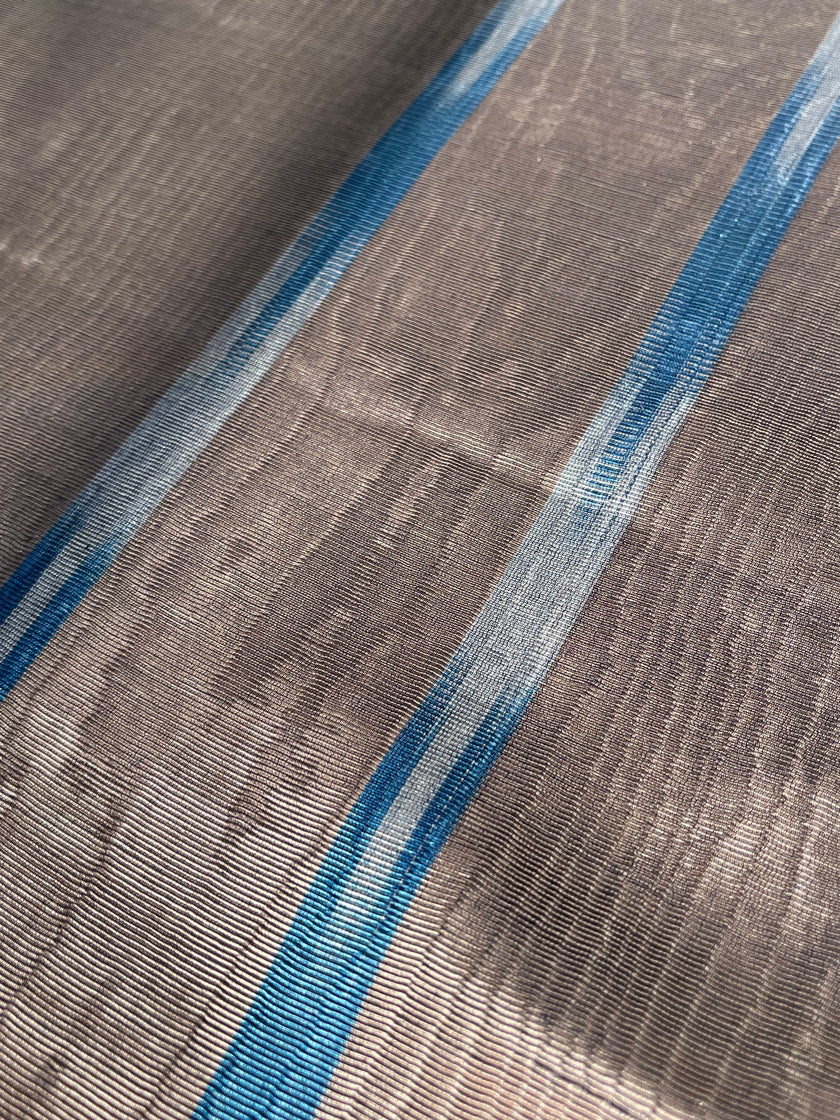 Osmanlı Başlıklı İkat Yeşil Çizgili Lüks İpek Döşeme, Ev Tekstili İç Mekan Kumaşları: Yastık Kılıfları, Kimono Esintili Tasarımlar, Filigran Desenleri.