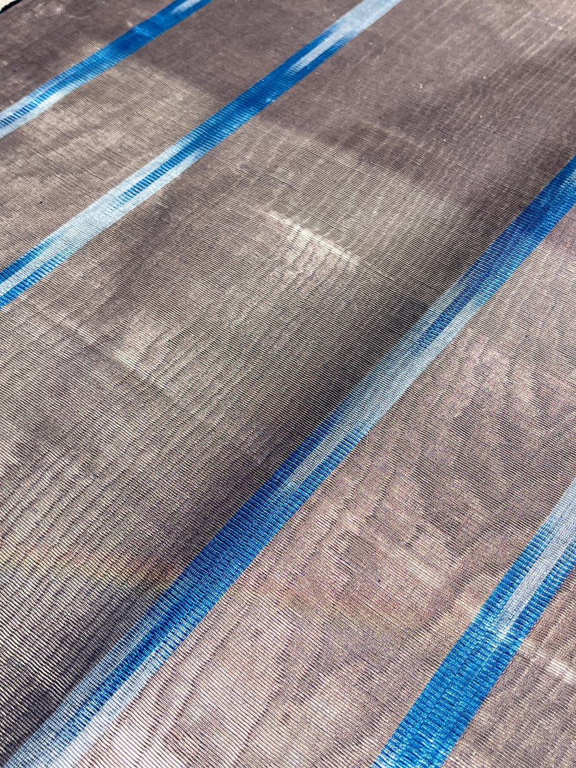 Osmanlı Başlıklı İkat Yeşil Çizgili Lüks İpek Döşeme, Ev Tekstili İç Mekan Kumaşları: Yastık Kılıfları, Kimono Esintili Tasarımlar, Filigran Desenleri.