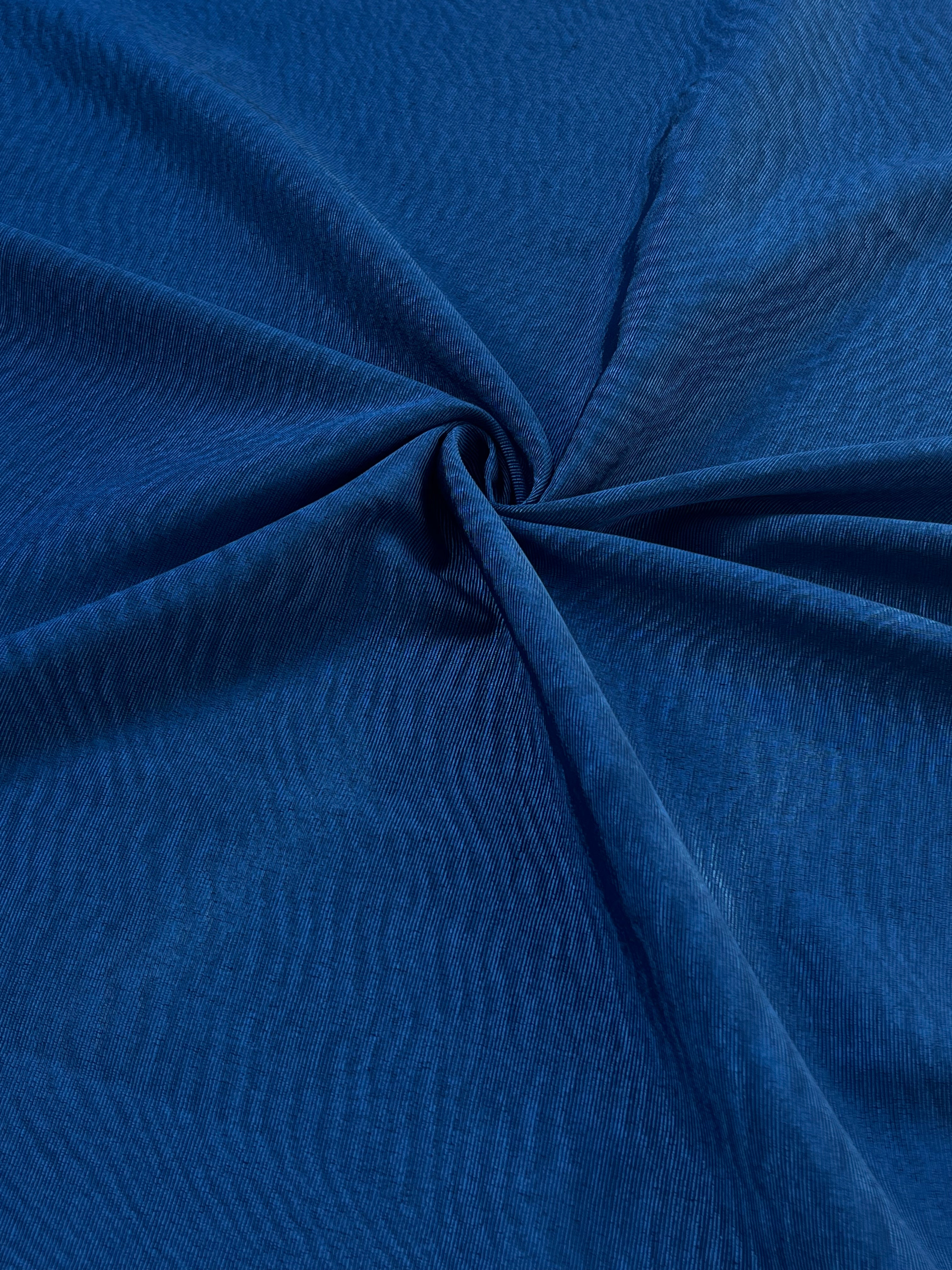 Blue Luxurious Silk Upholstery For Ottoman Headboard, Home Textile Interior Fabrics  /78 cm width