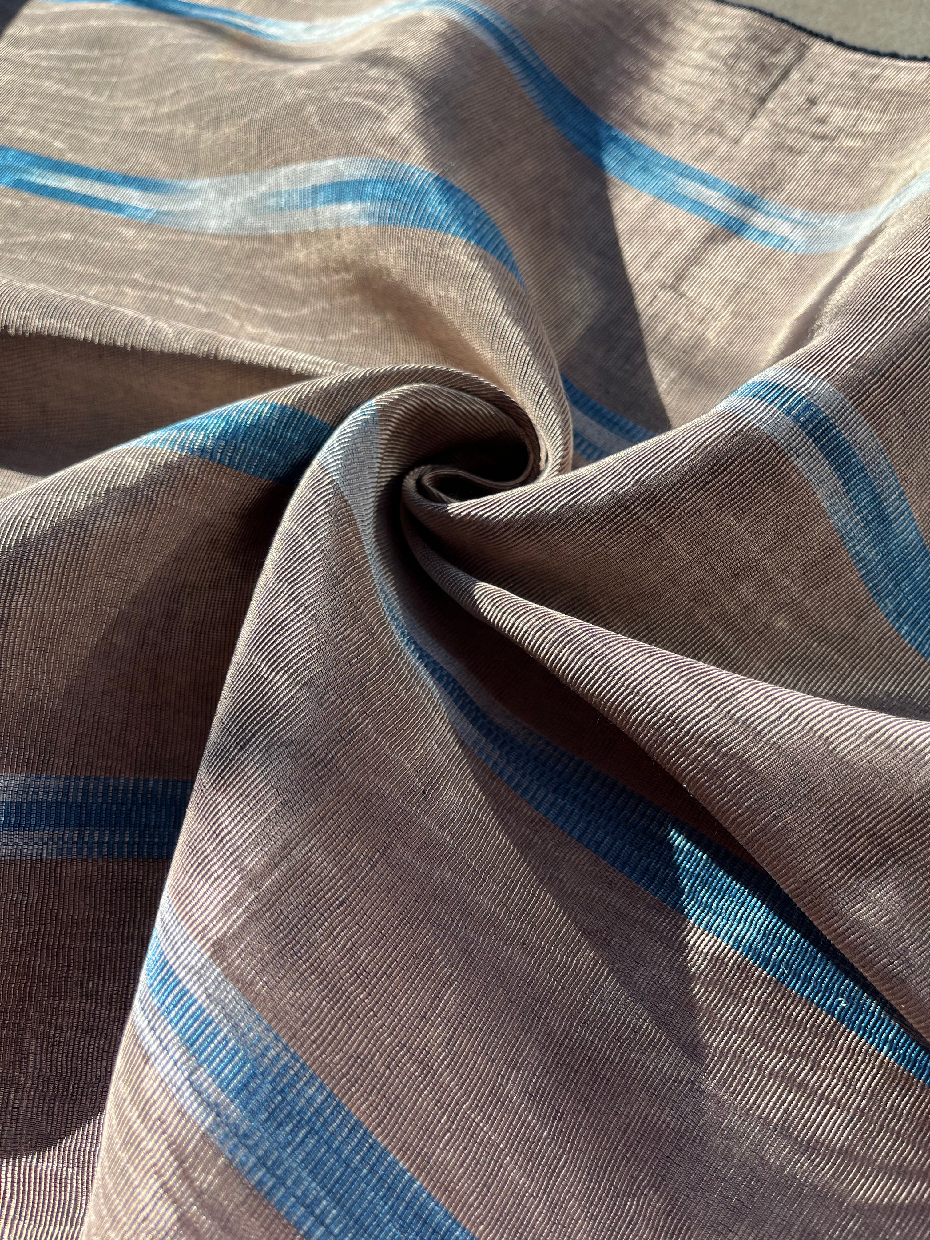 Osmanlı Başlıklı İkat Yeşil Çizgili Lüks İpek Döşeme, Ev Tekstili İç Mekan Kumaşları: Yastık Kılıfları, Kimono Esintili Tasarımlar, Filigran Desenleri.