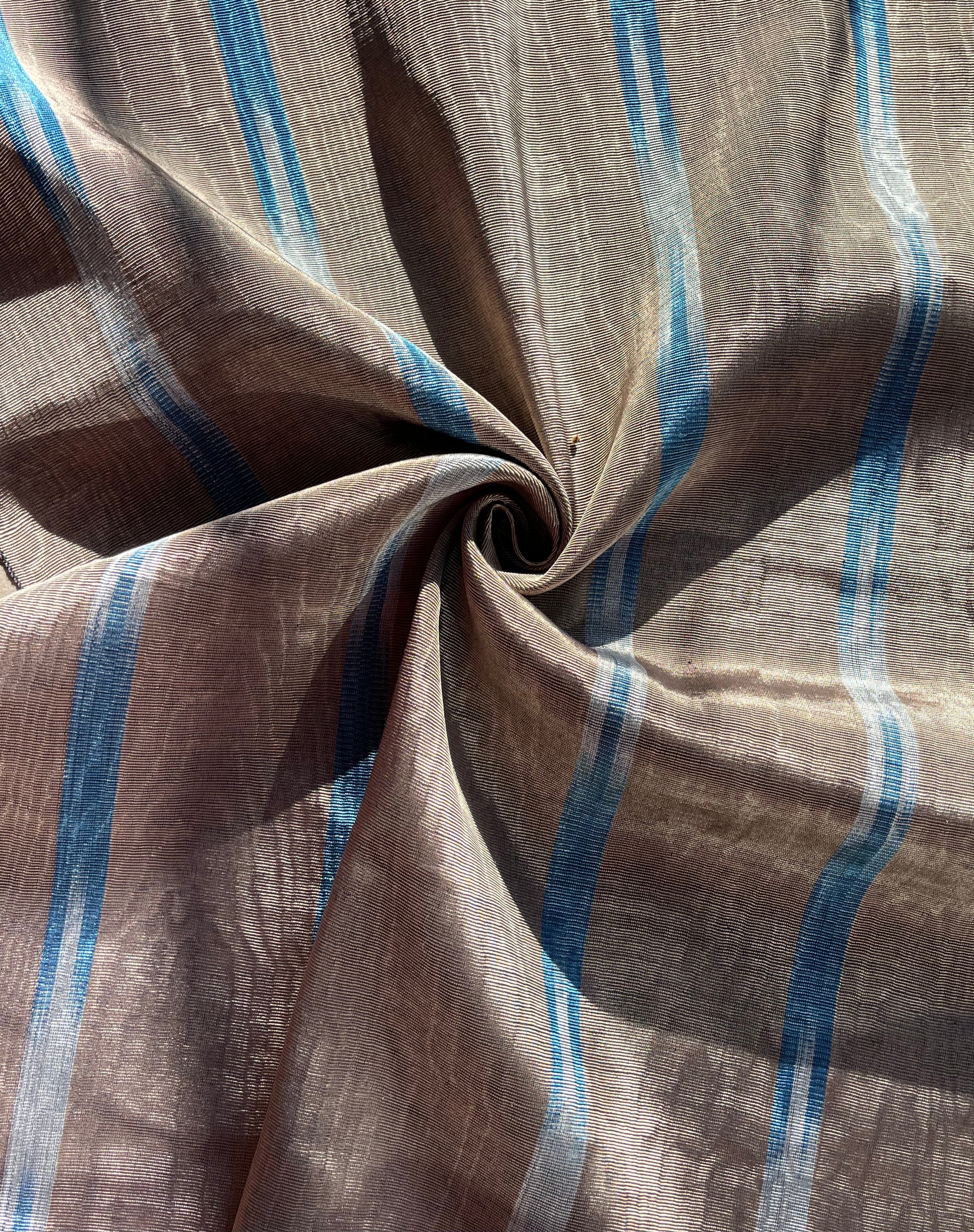 Osmanlı Başlıklı İkat Yeşil Çizgili Lüks İpek Döşeme, Ev Tekstili İç Mekan Kumaşları: Yastık Kılıfları, Kimono Esintili Tasarımlar, Filigran Desenleri.