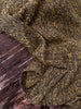 Green Linen Fabric By The Yard Textured Handloom Semi-Sheer Natural Fabrics.