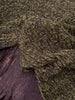 Green Linen Fabric By The Yard Textured Handloom Semi-Sheer Natural Fabrics.