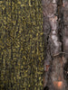 Green Linen Fabric By The Yard Textured Handloom Semi-Sheer Natural Fabrics.