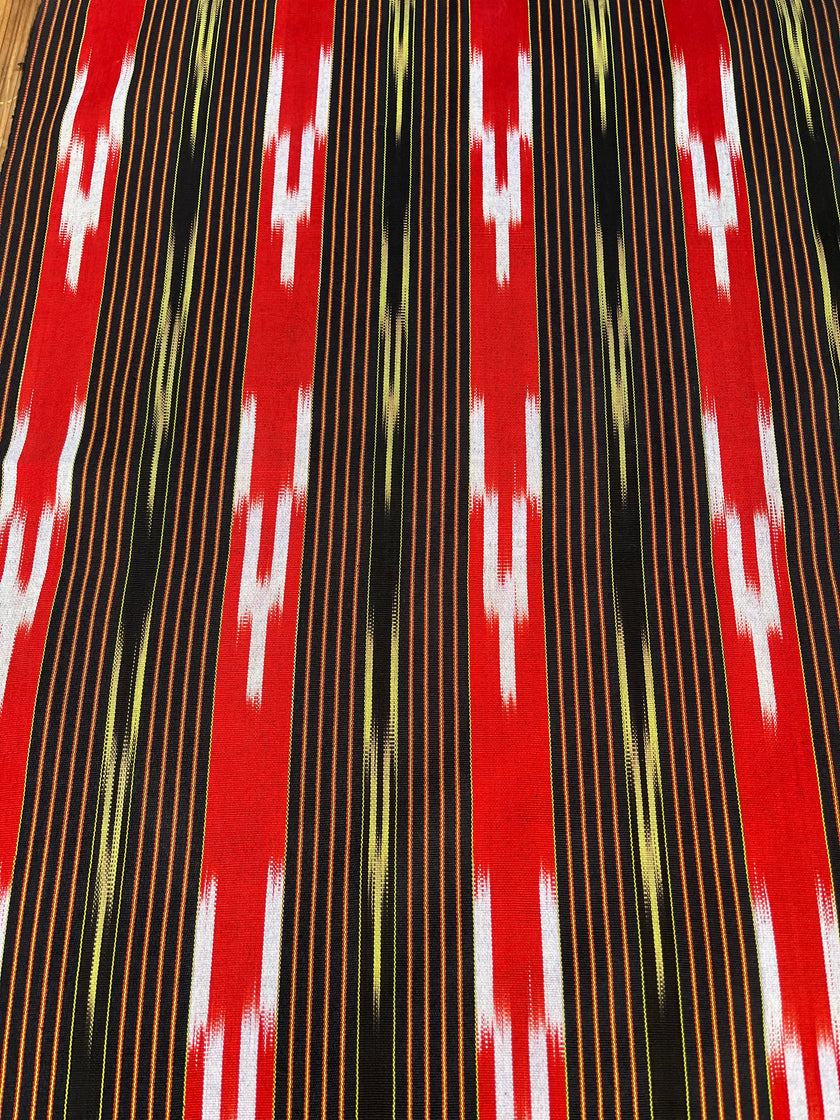 Osmanlı Başlıklı Yeşil İkat Çizgili Lüks İpek Döşeme, Ev Tekstili İç Mekan Kumaşları: Yastık Kılıfları, Kimono Esintili Tasarımlar, Filigran Desenleri.