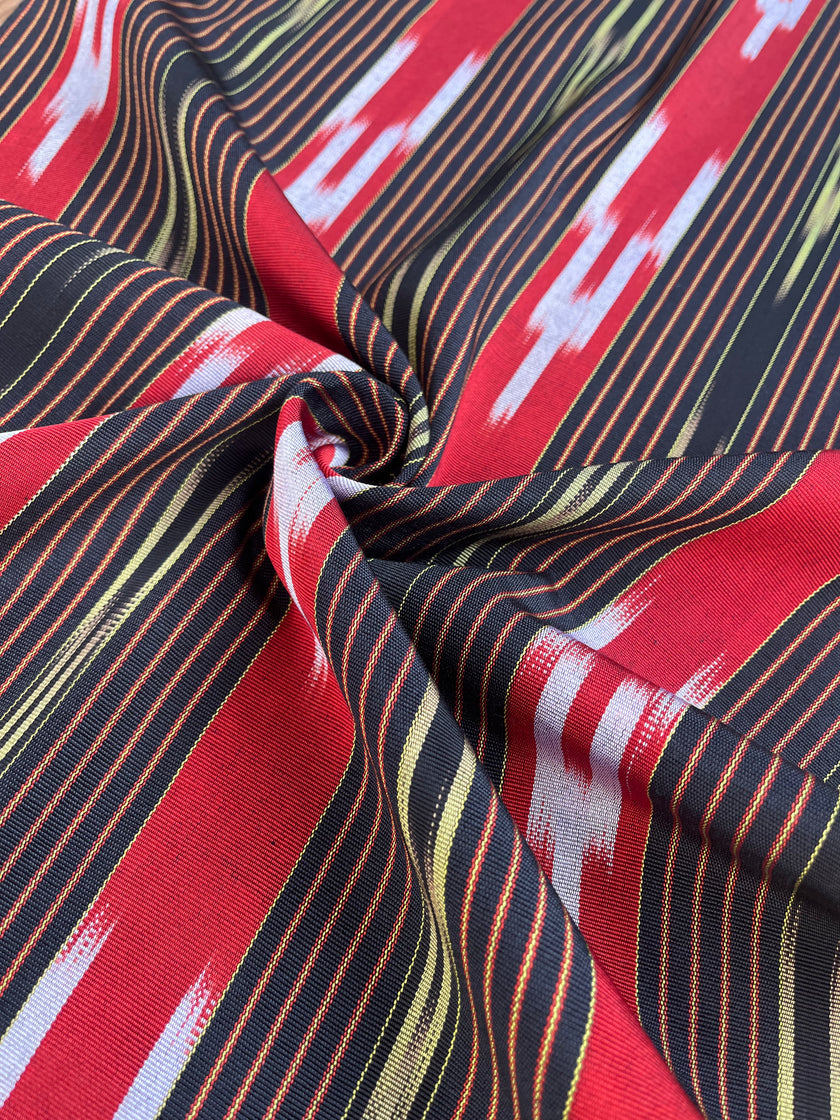 Osmanlı Başlıklı Yeşil İkat Çizgili Lüks İpek Döşeme, Ev Tekstili İç Mekan Kumaşları: Yastık Kılıfları, Kimono Esintili Tasarımlar, Filigran Desenleri.