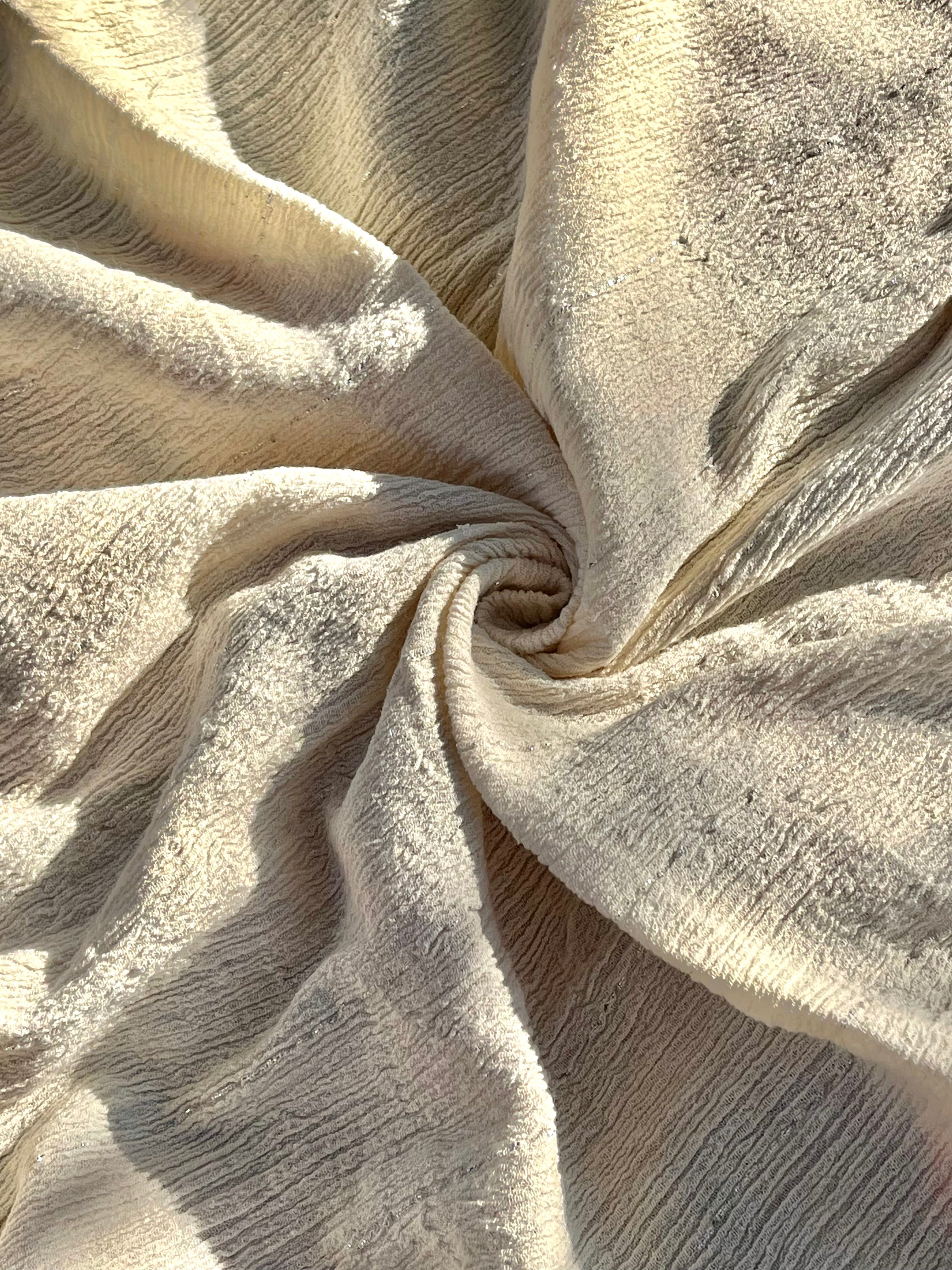 crinkle cotton dress fabric Japanese Crinkled Cotton Sheeting
