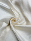 White Silk, Silk By The Yard, Natural Silk, Silk Crinkle Silk, Undyed Silk, Unbleached Silk