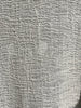 Neutral Stretchy Crinkle Cotton Fabric, Textured Surface, Off White Handwoven.