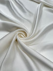 Bridal White Satin Pure Silk, Silk By The Yard.